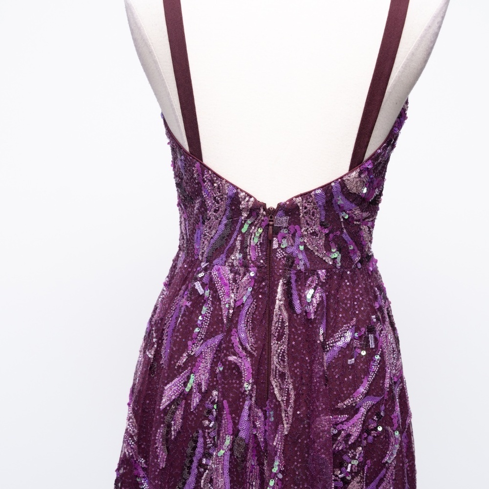 Dress The‎ Population Violet Sequin Cassandra Dress XS - Picture 7 of 12